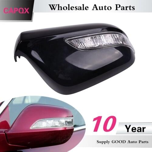 CAPQX For ACCORD 2008 2009 -2013 For ACURA RX Side rearview mirror Cover Hood with LED turn light 76251-SJA-G01/34350-SJA-G02