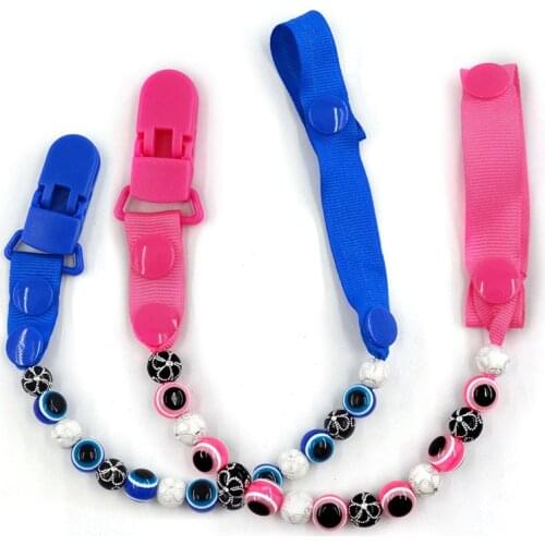 2018 Blue Eye Pacifier Chain For Nipples Chupetas Para Bebe Pacifier Clips Chain Soother Holder Chain for baby G0037