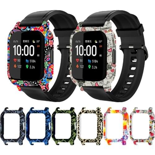 For Xiaomi hailou LS02 watch case, PC Colorful rigid protective cover, smart watch shockproof shell frame