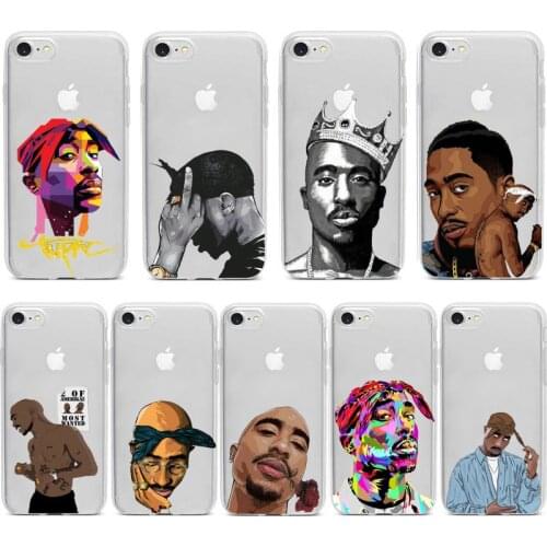 PXCEHNG Rapper 2pac singer Phone Case For iPhone 12 Mini 11 Pro XS Max X XR 7 8 Plus
