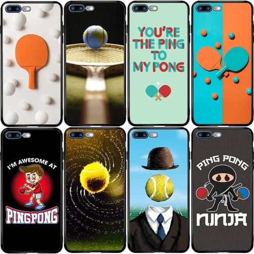 Cover Case for Xiaomi Redmi Note 10 9 9S 9A 8 8T 7 6 7A 6A 5A 5 A1 A2 A3 Pro Max Plus Table Tennis Ball