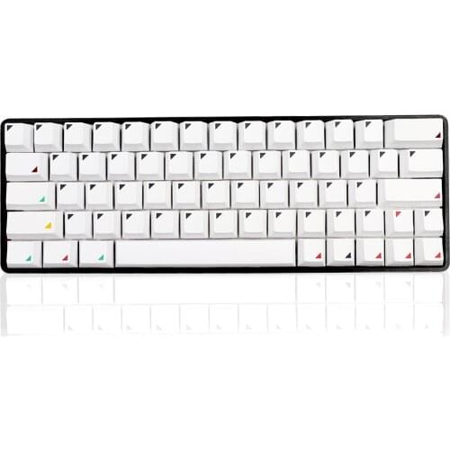 GMK-KEY Geometric Triangle Keycap Cherry Profile Dye Subb pbt Keycaps For MX Switches GK61 64 68 71 75 Corsair STRAFE K70 G710