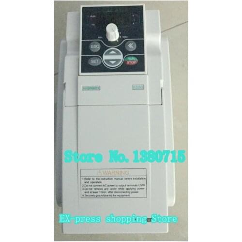 E550-2S0055L E550 2S0055L 1 Phase 220V 7.5HP 1000HZ 5.5KW 24A VFD Inverter Frequency for Spindle Variable Motor Controller New