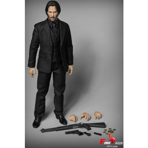 IRE A028 1/6 Action Figure Model Keanu Reeves Quick Kill God John Wick 12" Male Soldier For Fans Collection In Stock