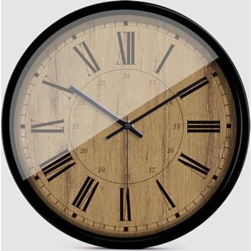 European Modern Wall Clock Home Decoration Living Room Study Office Gift