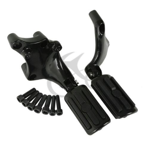 Chrome Foot Pegs & Mounting Brackets For Harley XL883 N XL1200 Sportster 14-17 TWO COLORS