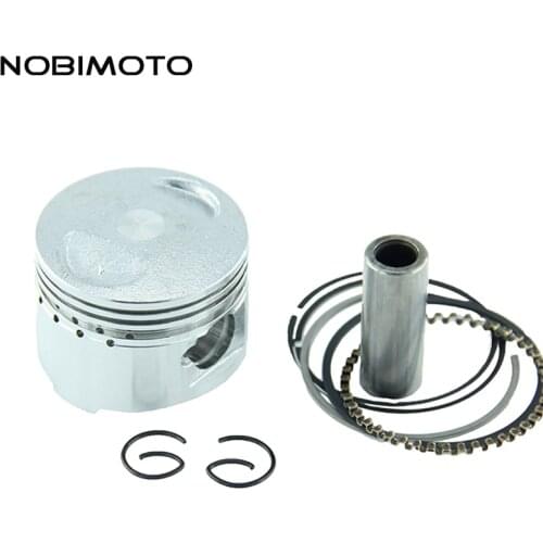 Piston 52.4mm 14mm Pin Ring Set Fit for Lifan 125cc Air Cooled Engine Dirt Bike ATV Quad Bike HH-102A