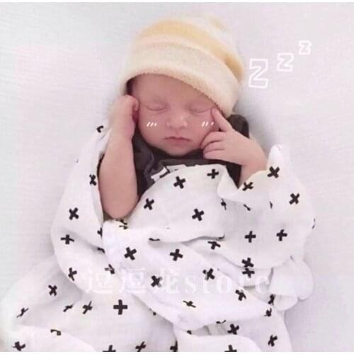 Muslin cotton gauze bath towel baby bed sheets neonatal cotton bag towel swaddle cloth no fluorescent agent blanket 110x110cm