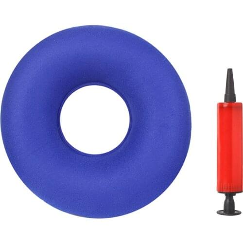 New Support Inflatable Ring Round Pillow Donut Chair Pad Hip Support Medical Hemorrhoid Seat Pad Massage Cushion With Pump