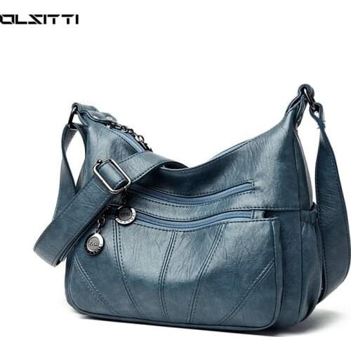 New Arrival Solid Color Soft Leather Crossbody Bags for Women 2021 Designer Chains Women Shoulder Bags Luxury Messenger Bag