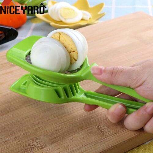 NICEYARD Stainless Steel Egg Slicer Multifunction Slicing Mould Egg Split Device Handheld Mushroom Kiwi Divider Tomato Cutter
