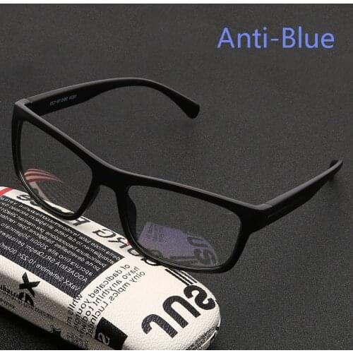 Anti-blue Protection Glasses Square Optical Prescription Myopia Computer Glasses Frame Women Men Anti Blue Sport Glasses Goggle