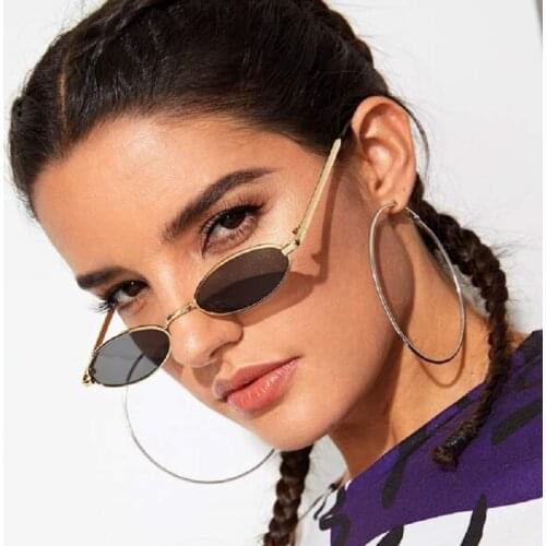 Small Frame Sunglasses For Women Sexy Punk Vintage Sun Glasses Retro Ocean LensOculos De Sol Man Eyewear Kardashian Gafas CM336