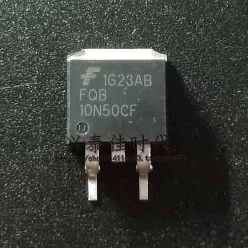 Original new 5pcs/ 10N50CF FQB10N50CF 10A/500V TO-263
