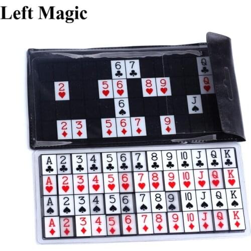 Perspective Cards Set- Missing Think Telepathy close up magic tricks card for professional magician C2032