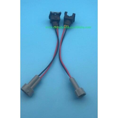EV1 Female Fuel Injector Connector 750cc 1000cc 650cc ev6 ev14 rb26dett gtst rb26 rb25 7mgte 2jzgte 1jzgte 2jz 1jz wire harness
