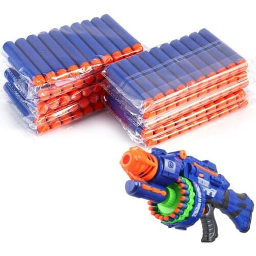 Precise EVA Soft Toys Bullets Kids Refill Hollow Head Darts Ball Weapons Pistols Guns Pellet Shooting Games for Nerf Elite Rival