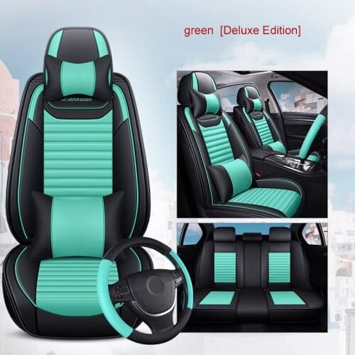 Leather Universal seat cove for Nissan All Models qashqai x-trail tiida Note Murano March Teana Interior Car Seat Cover