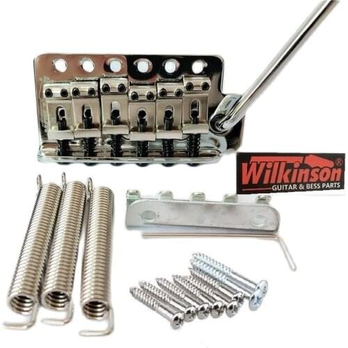 Wilkinson Vintage Type ST Electric Guitar WOV01 Tremolo System Bridge Chrome Silver