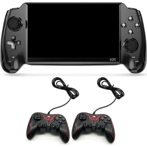 X20 Handheld Game Console 7 Inch Screen Retro Joystick Support TF Double Player