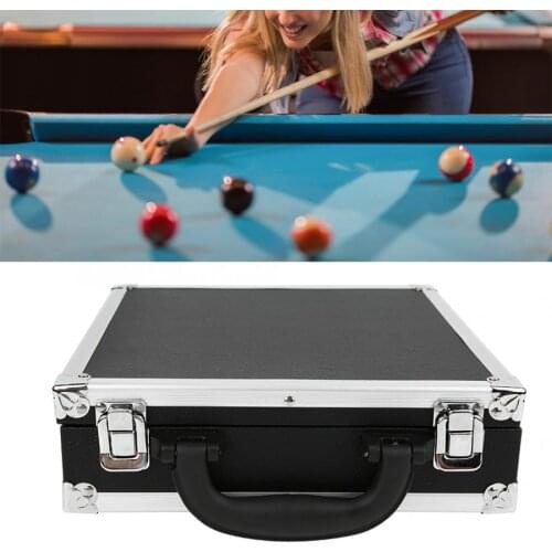 Billiard Balls Storage Box Snooker Billiard Balls Storage Box Pool Carrying Case Accessory with Carry Handle Snooker Accessories
