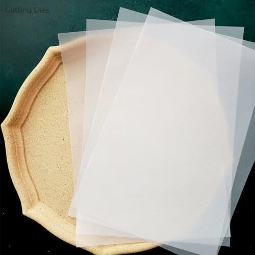 2019 10Pcs/lot A4 Transparent Vellum Paper For Scrapbooking Diy Happy Planner Photo Allum Card Making Journaling Project