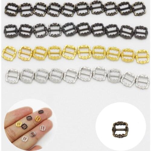 50PCS 3.5mm 4mm mini doll shoe buckle super belt buckle button Doll Girls Accessories Buckles doll small Trousers Sewing Ba Z0H3