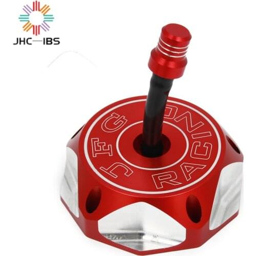 For HONDA CR85R CR125R CRF150R CRF230F CR250R XR100R XR50R XR80R XR70R CRF 230F Motorcycle CNC Aluminum Fuel Tank Gas Cap Cover