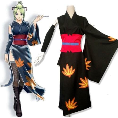 Anime Gintama Cosplay Silver Soul Tsukuyo Kimono Halloween Cosplay Costume