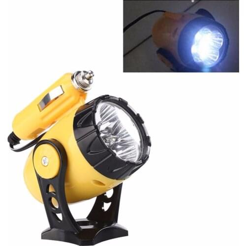 Car 12V 5 LED Bulb Car Troubleshooting Light Cigarette Lighter Magnetic Emergency Work Light Car Repair Work Light Car Styling