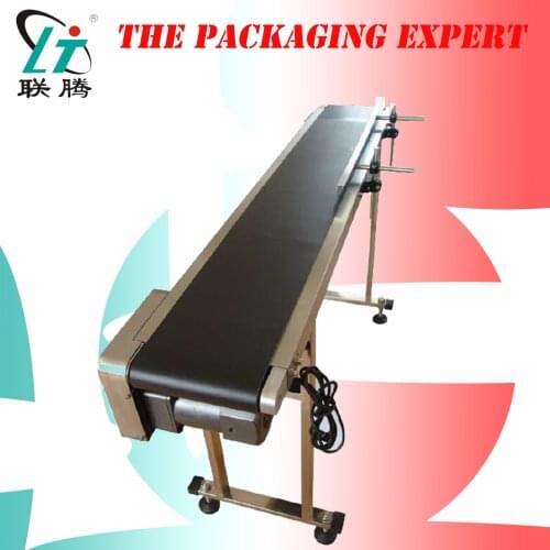 Conveyor Band Carrier Belt Conveyer For Bottles Food Products Inkjet Printer Work Line Moving Belt Transfer Device Free Shipping