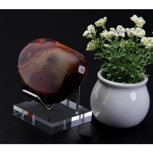 Metal Bracket Acrylic Base Mineral Display Stand Holder For Crystal Minerals Ores Agate Rocks Stones Collectibles