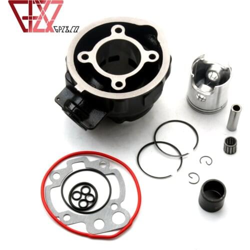 Motorcycle 90cc 49mm Big Bore Cylinder Kit For Peugeot NK7 XP6 Enduro XP7 XR6 XR7 XPS SM 50cc LC Minarelli AM6 2T 1E40MB Engine