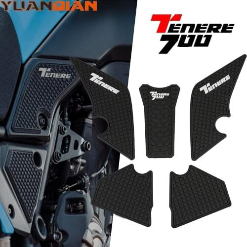 Motorcycle Non-slip Waterproof Pad Rubber Tank Stickers For Yamaha Tenere 700 XTZ700 XT700Z Tenere 700 T7 Rally 2019 2020 2021