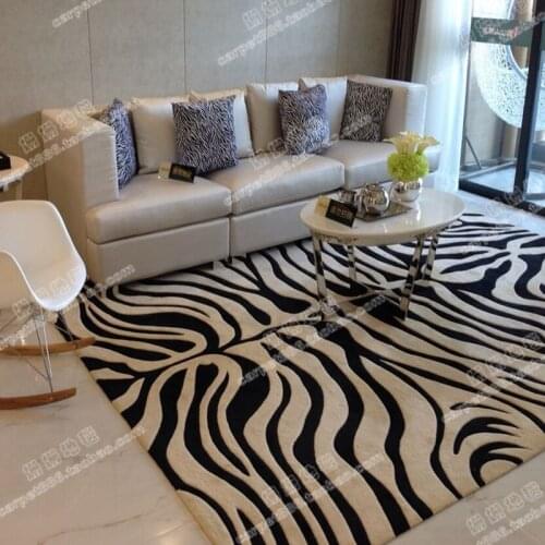 Customizable Acrylic Carpet Black Alfombras Tapete Rug for a living room Rugs and carpets Alfombras de sala Tapis salon