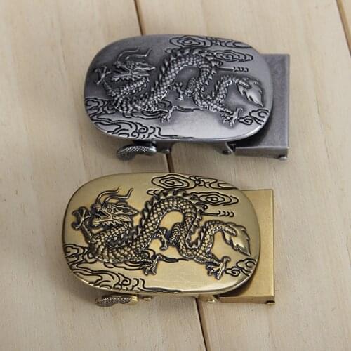 New Mens Business Alloy Automatic Buckle Unique Men Plaque Belt Buckles 3.5cm Ratchet Men Apparel Accessories Designer Belts