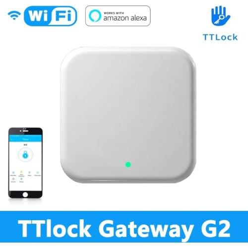 For TTLock APP Device Lock Gateway G2 Bluetooth-compatible To WiFi Converter For Remote Control Smart Lock Via Alexa Hot