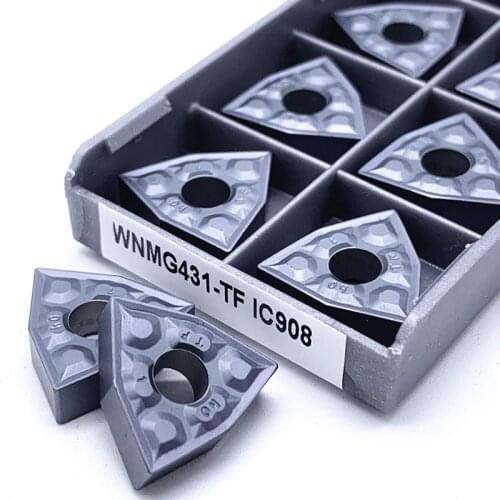 WNMG080404 WNMG080408 TF IC907/IC908 External Turning Tool WNMG431 WNMG432 Carbide Insert CNC Cutting Tool WNMG 080404 080408