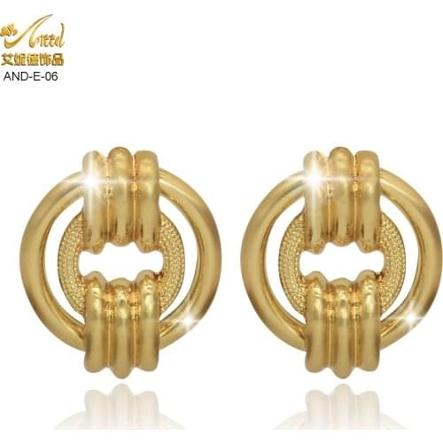 Stud Earrings For Women Jewelery Designer Earings For Female Luxury Big Earrings Wholesale Trending Boho Jewelry Cool Stuff 24K
