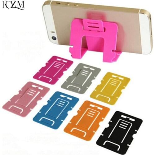 Universal Cute Portable Phone Stand Mini Adjustable Foldable Card Wallet Cell Phone Desk Stand Holder