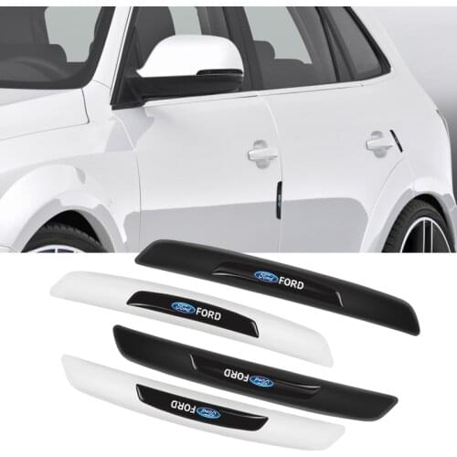 4Pcs Car Door Edge Anti Scratch Protective Strip Stickers For Ford Fiesta Focus Mustang Ranger Mondeo Everest S-MAX Kuga Fusion