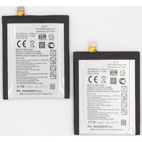 10pcs/lot ISUNOO 3000mAh BL-T7 Mobile Phone Battery for LG G2 LS980 VS980 D800 D801 D802 BLT7 Internal Replacement