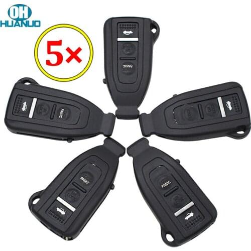 5pcs/lot 3 Buttons Smart Prox Remote Key Shell For Lexus LS430 2002 2003 2004 2005 2006 with Uncut Blade