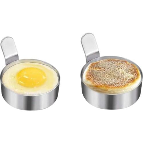 9/7.5cm Frying Egg Cooker Mold Stainless Steel Eggs Tools Fried Pancakes Bake Mould Form Kitchen Accessories Kitchen Gadgets