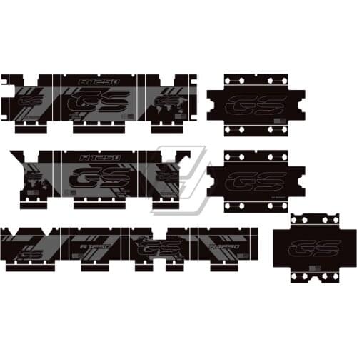 Motorcycle Aluminum Box Sticker Case for BMW Panniers 40 GS R1250GS Triple Black Adventure 2019-2021