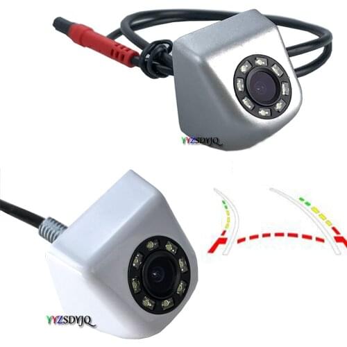 Freeship Dynamic Trajectory Tracks Night vision ccd hd color waterproof Car Rear View Parking Camera IP68 Reverse backup camera