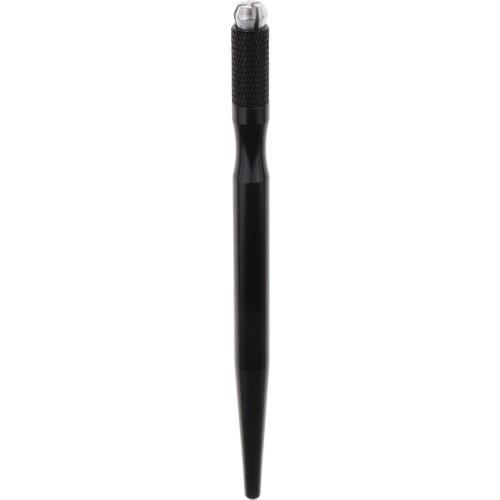 Black Professional Manual Eyebrow Tattoo Pen Permanent Tattooing Makeup Eyebrow Eyeliner Lip Pencil