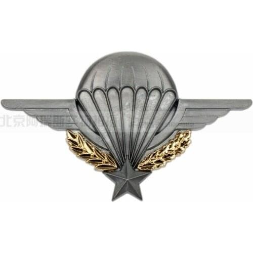 FRANCE BREVET PARATROOPER PARACHUTISTE E.CHOLET METAL BADGE PIN CLASSIC MILITARY - World military Store