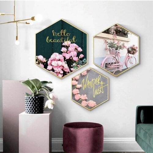 Canvas painting Frame painting by numbers Flowers Picture cuadros decoracion salon wall art wall pictures for living room poster