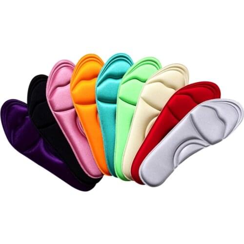 Hot! Flock Memory Foam Orthotic Insole Arch Support Orthopedic Insoles For Shoes Flat Foot Feet Care Sole Shoe Orthopedic Pads